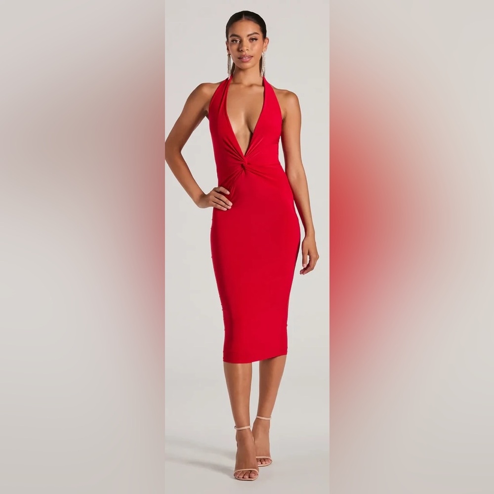 Windsor One Shoulder Red Dress